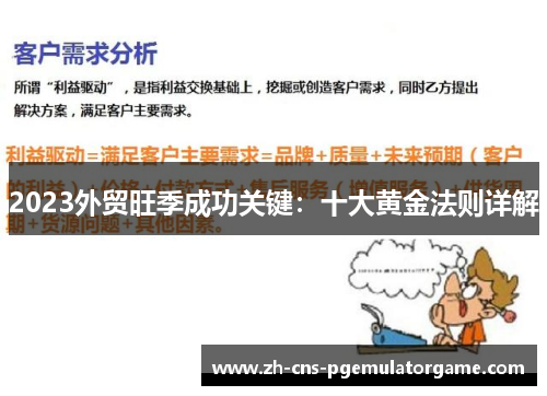 2023外贸旺季成功关键：十大黄金法则详解