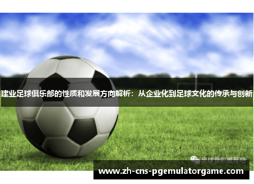 建业足球俱乐部的性质和发展方向解析：从企业化到足球文化的传承与创新