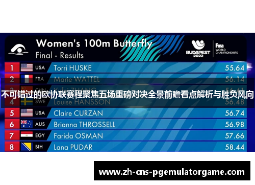 不可错过的欧协联赛程聚焦五场重磅对决全景前瞻看点解析与胜负风向